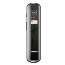 纽曼Newsmy 录音笔 H12 16G 专业高清微型降噪增益 支持内录 商务会议培训学习录音便携可一键录音 黑色