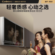 康宝（Canbo）消毒柜 壁挂式 家用 小型双门餐具消毒碗柜 碗筷保洁柜 XDZ50-E4A